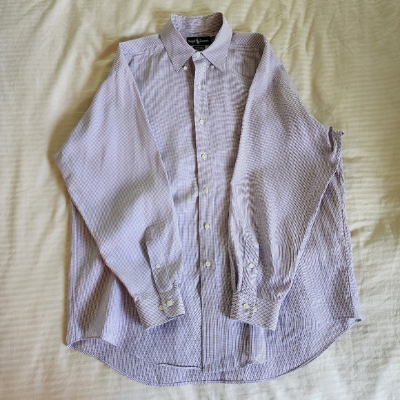 Ralph Lauren Yarmouth Long Sleeve Button-Up 100% Cotton Size in Description - Picture 5 of 11